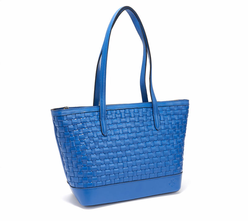 Patricia Nash Leather Verzi Woven Tote — View 12