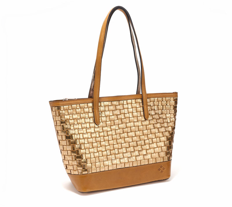 Patricia Nash Leather Verzi Woven Tote — View 13