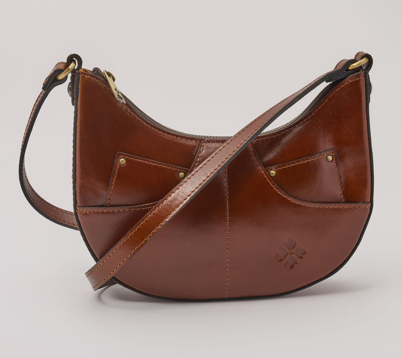 Patricia Nash Leather Violette Crescent Hobo — View 10