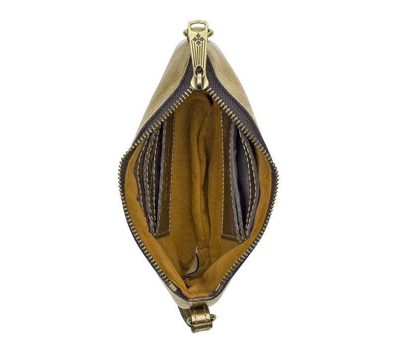 Patricia Nash Loria Wristlet - Vintage Distressed Metallic — View 5