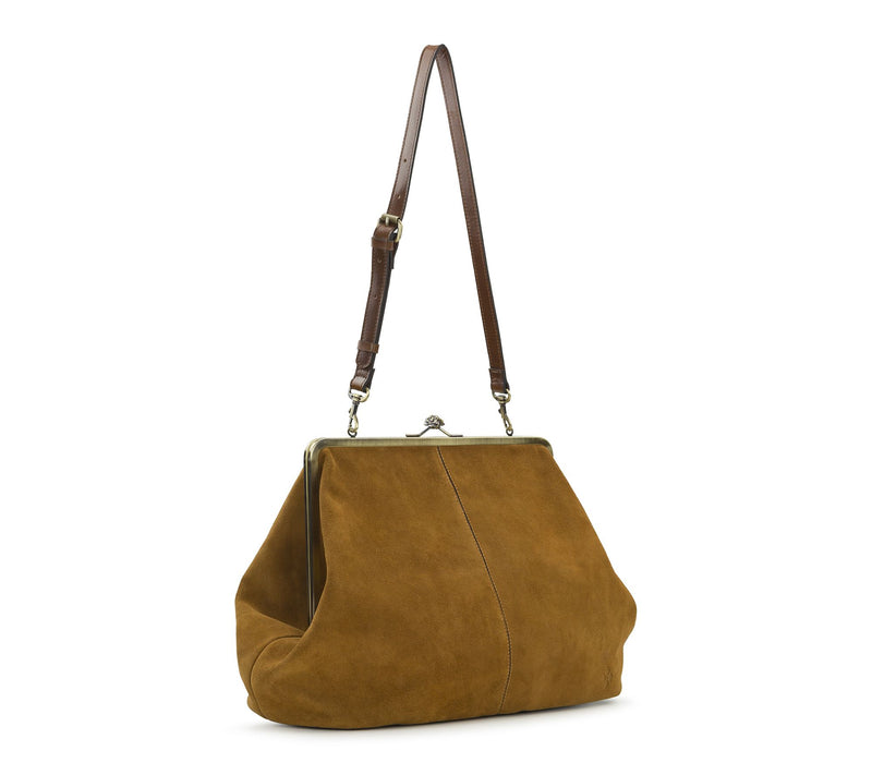 Patricia Nash Serafina Large Frame Crossbody - Suede — View 3