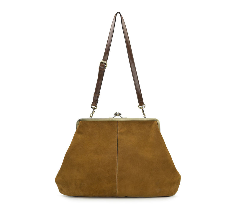 Patricia Nash Serafina Large Frame Crossbody - Suede — View 7