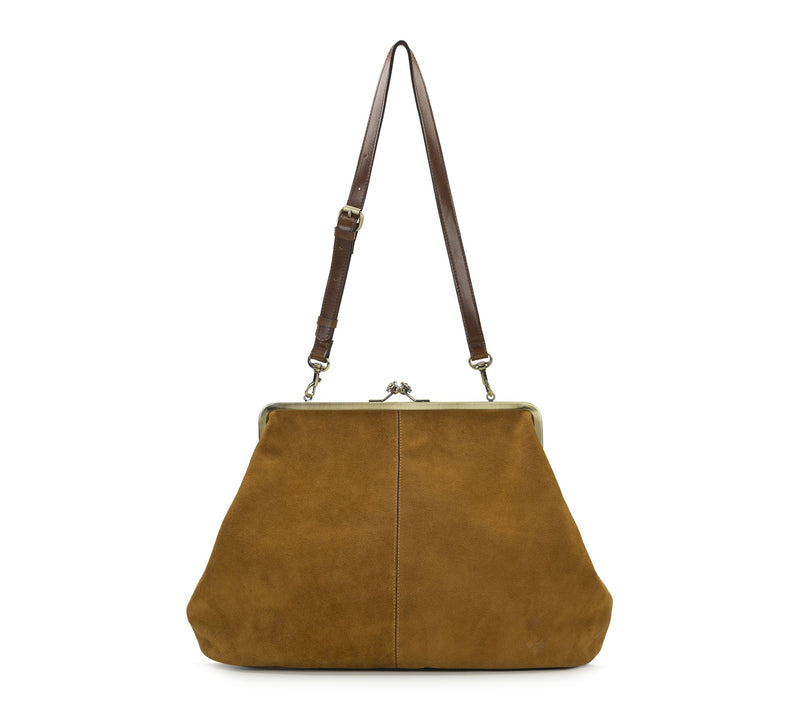 Patricia Nash Serafina Large Frame Crossbody - Suede — Main view