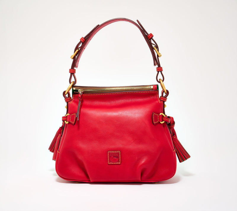 Dooney & Bourke Florentine Leather Teagan 30 Shoulder Bag — View 13
