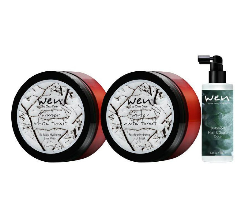 WEN by Chaz Dean Re-Moist Mask Duo + 3.4oz Botanical Tonic — View 12