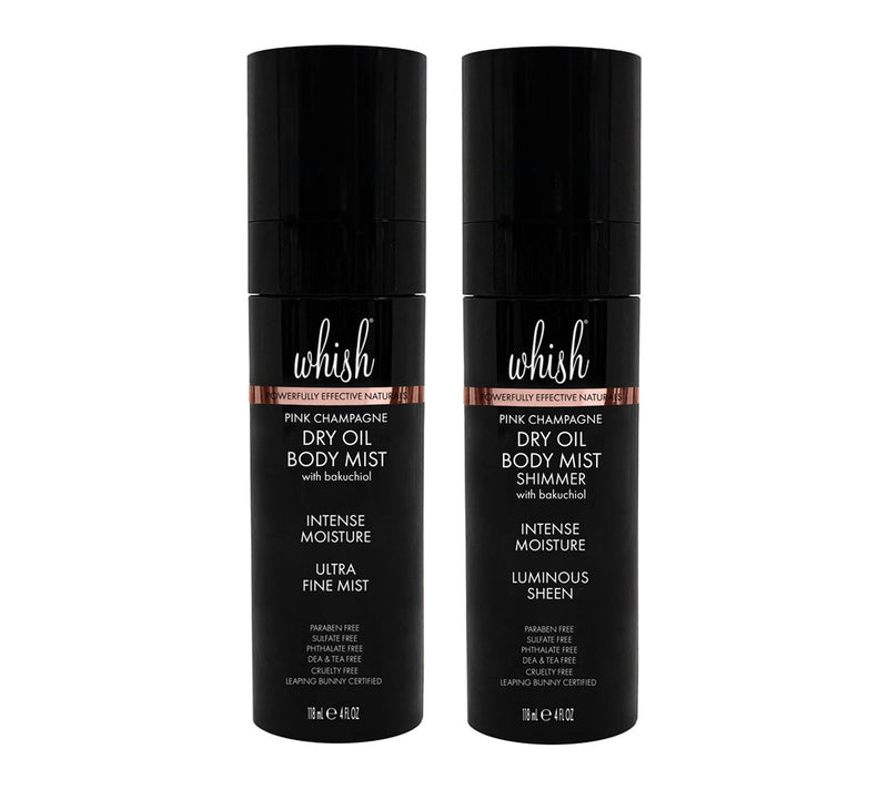 Whish Dry Oil Mist + Shimmer Mist 4oz Duo — View 2