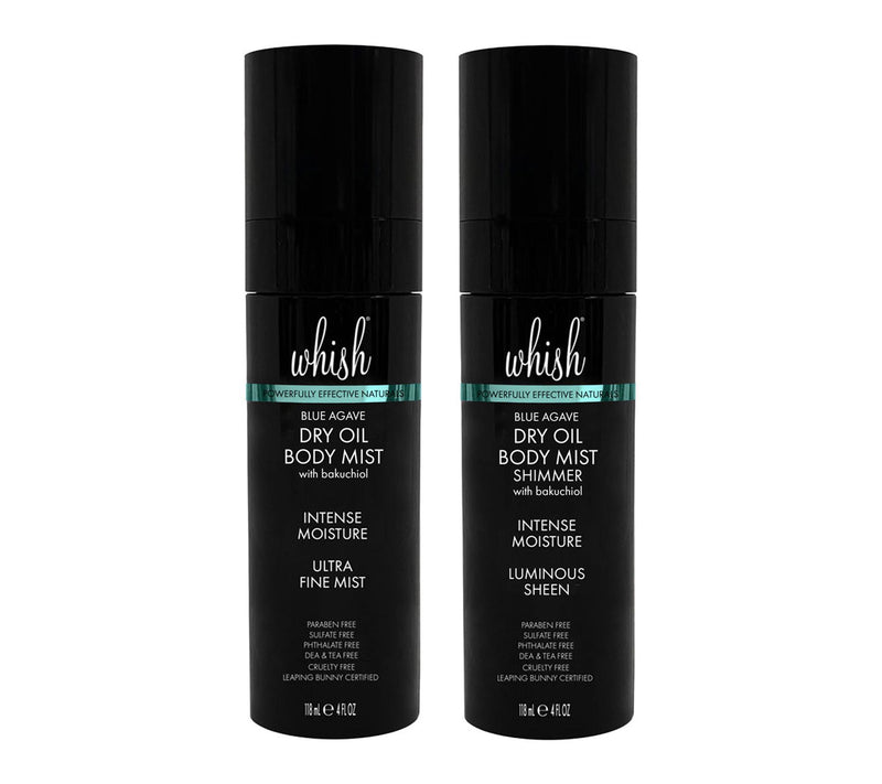 Whish Dry Oil Mist + Shimmer Mist 4oz Duo — View 4