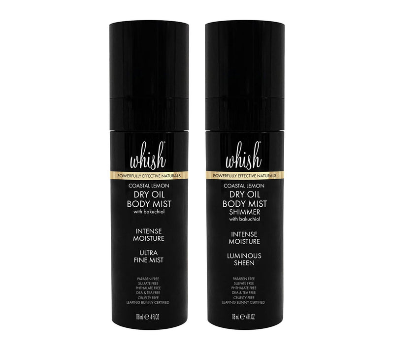 Whish Dry Oil Mist + Shimmer Mist 4oz Duo — View 3