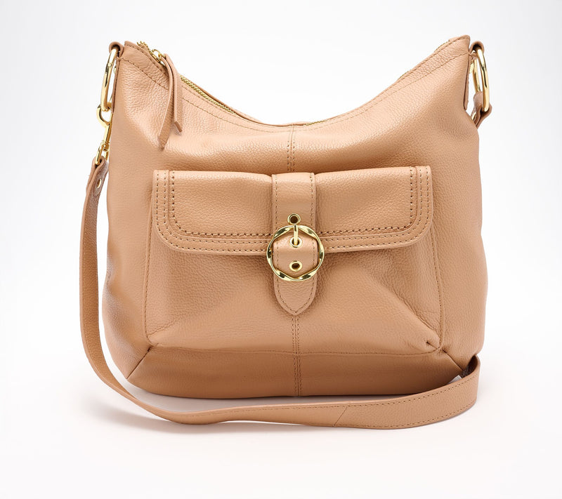 Kim Gravel Leather Power Play Convertible Hobo — View 7