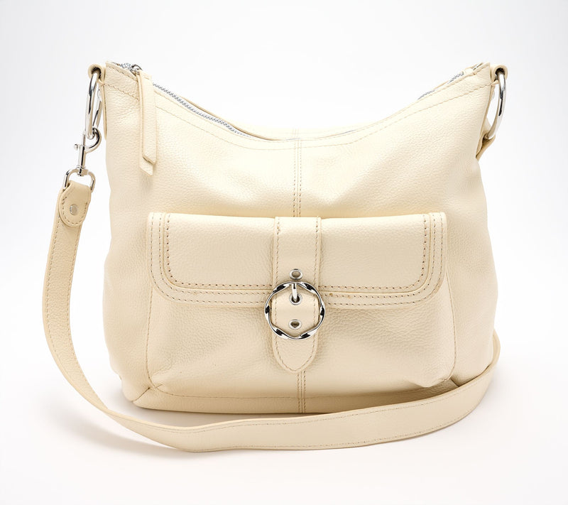 Kim Gravel Leather Power Play Convertible Hobo — View 9