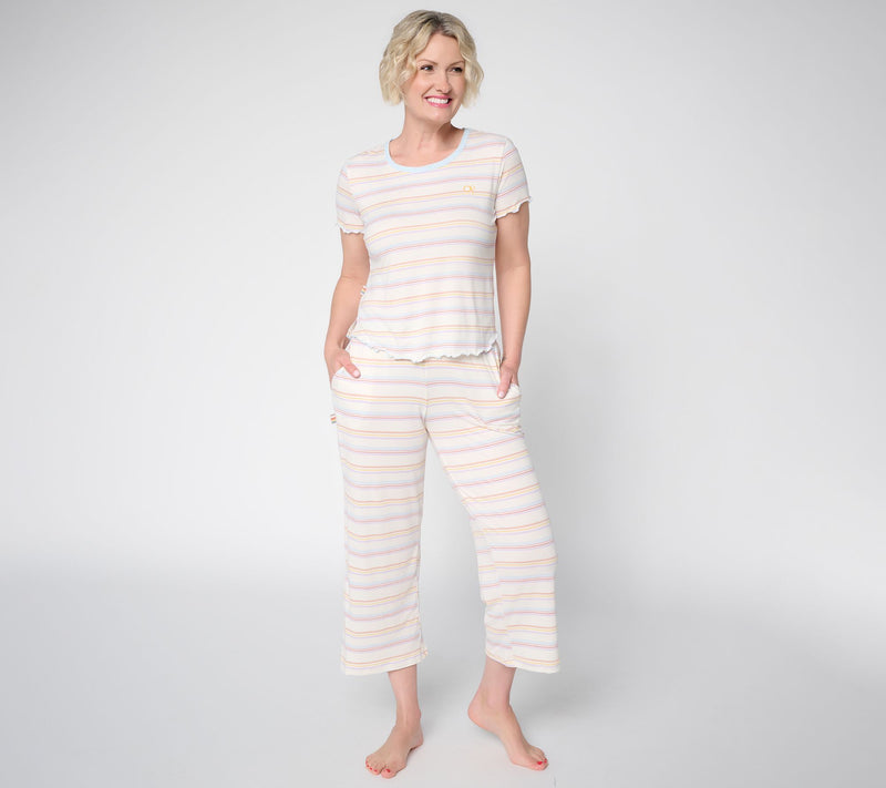 Ocean Pacific Brushed Knit Short Sleeve Pajama Set — Main view
