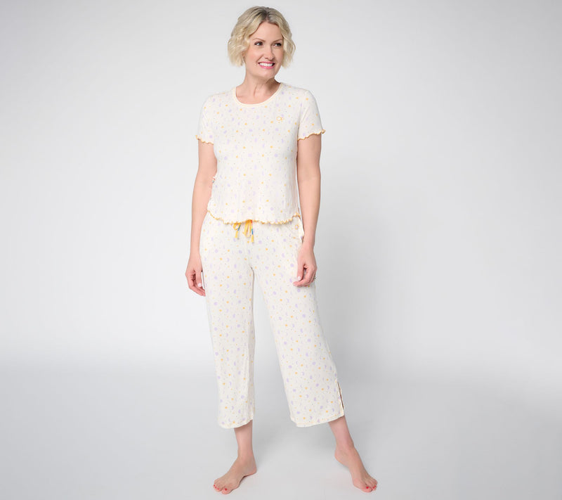 Ocean Pacific Brushed Knit Short Sleeve Pajama Set — View 12