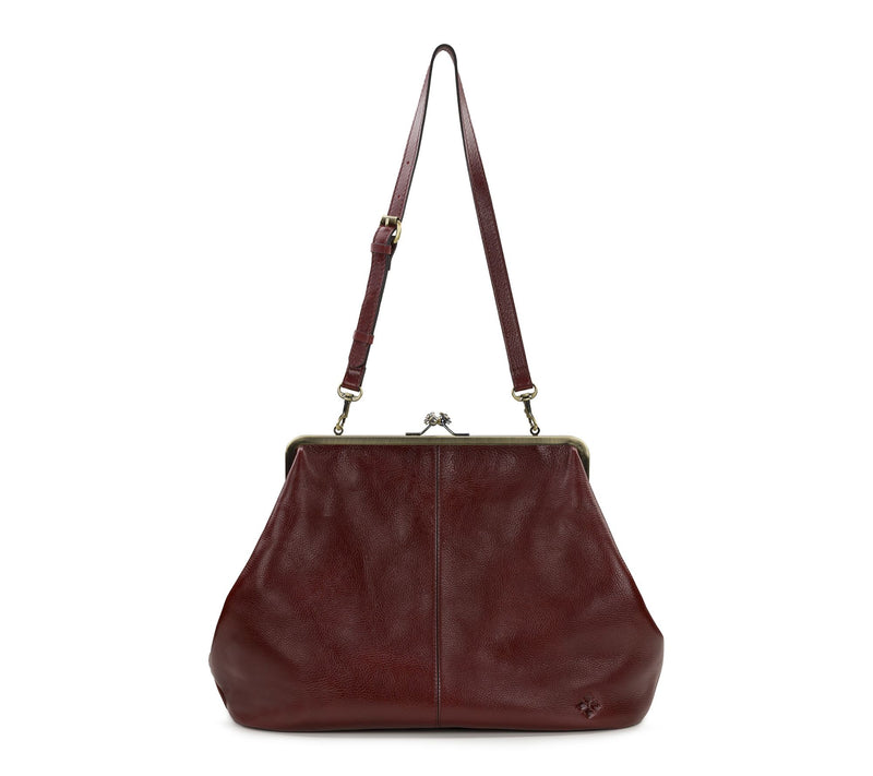 Patricia Nash Serafina Frame Crossbody - Rugged Natural Grain — View 9