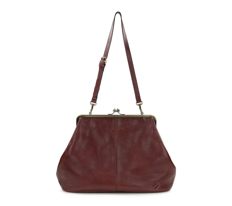 Patricia Nash Serafina Frame Crossbody - Rugged Natural Grain — View 10