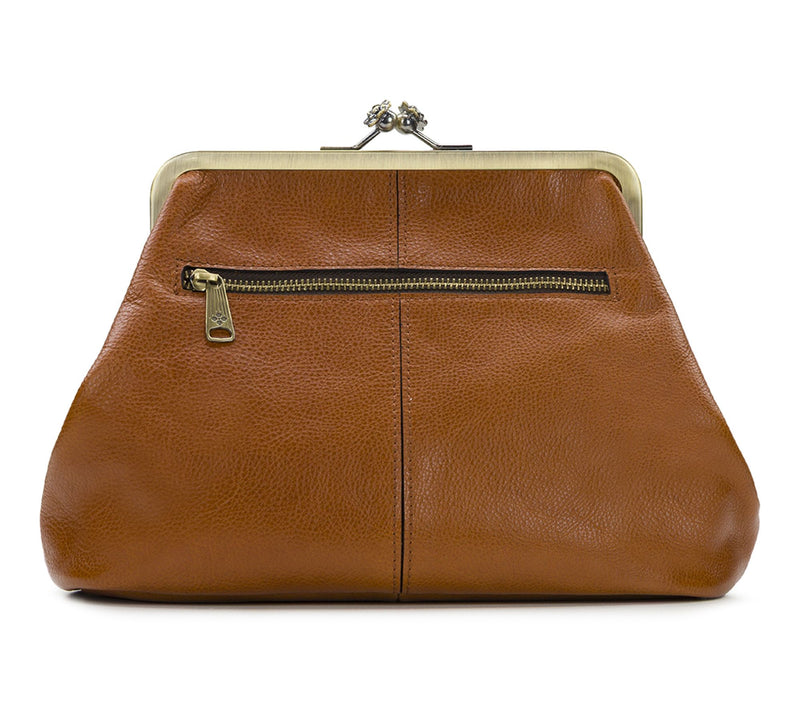 Patricia Nash Sofia Frame Crossbody - Rugged Natural Grain — View 2