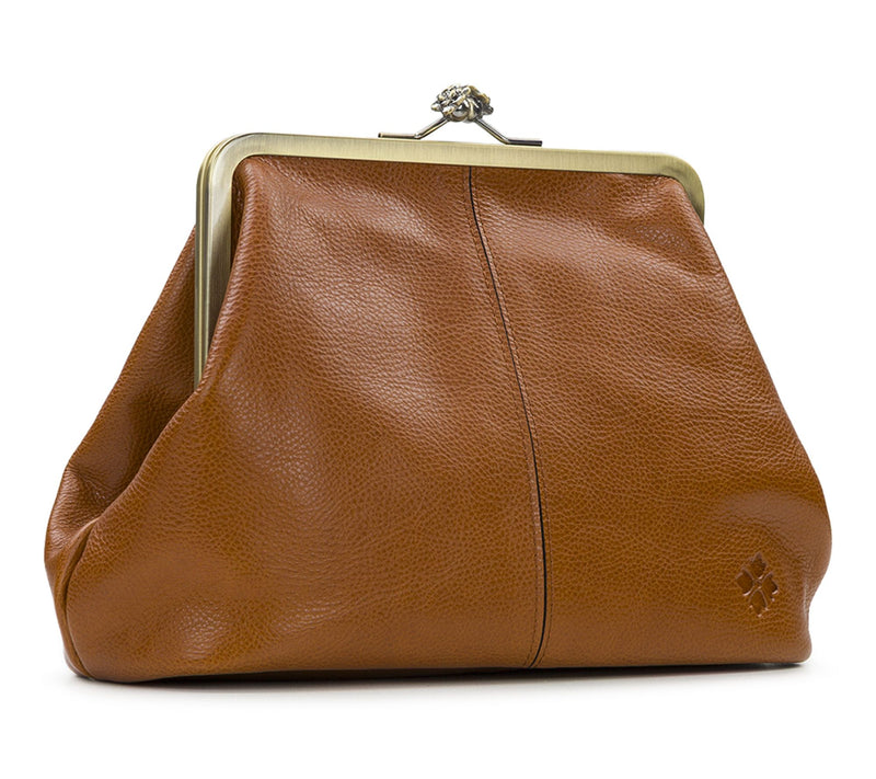 Patricia Nash Sofia Frame Crossbody - Rugged Natural Grain — View 3