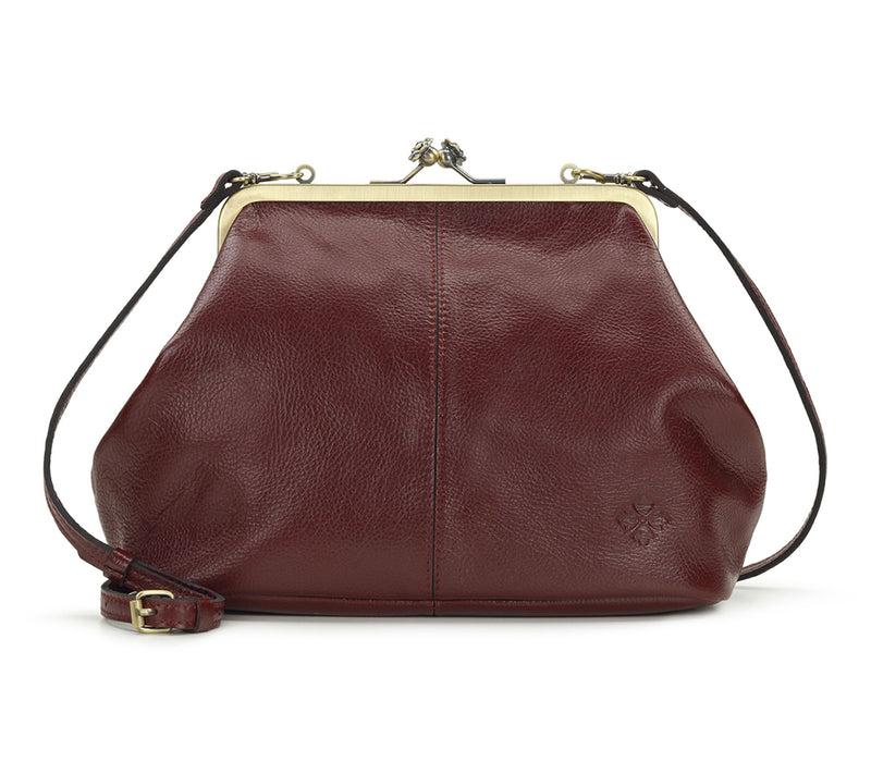 Patricia Nash Sofia Frame Crossbody - Rugged Natural Grain — View 10