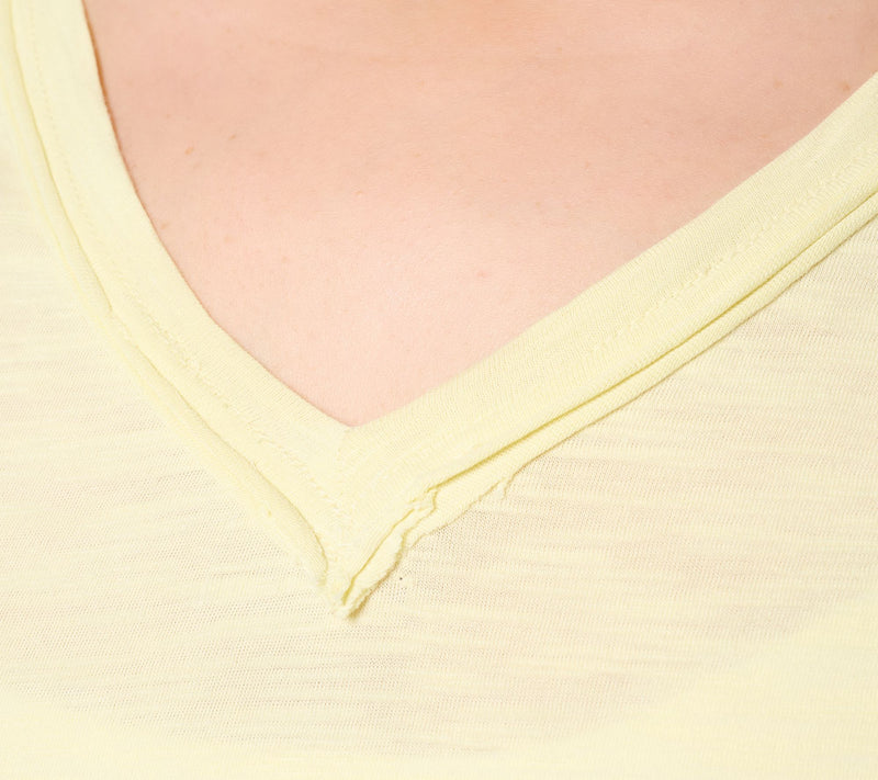 LOGO Principle by Lori Goldstein 100% Cotton V-Neck Tee — View 5