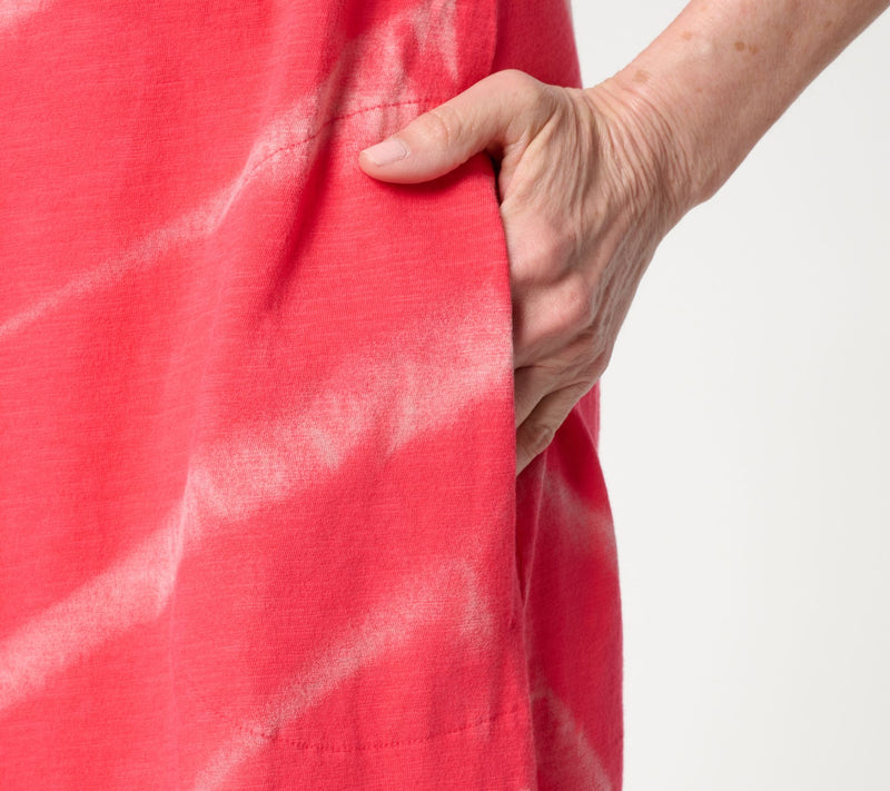 LOGO by Lori Goldstein Reg 100% Cotton Dye Effect Midi Dress — View 13