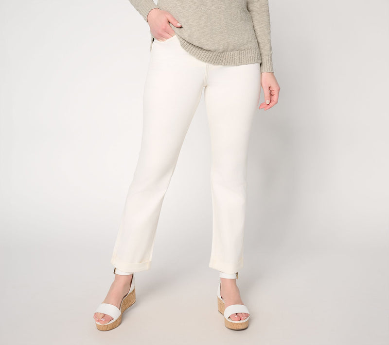 NYDJ Sure Stretch Marilyn Straight-Leg Roll Cuff Jeans — View 11