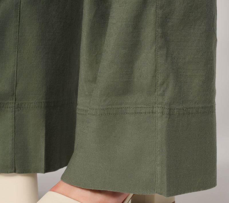 NYDJ Petite 5-Pocket Wide-Leg Linen Trouser — View 11