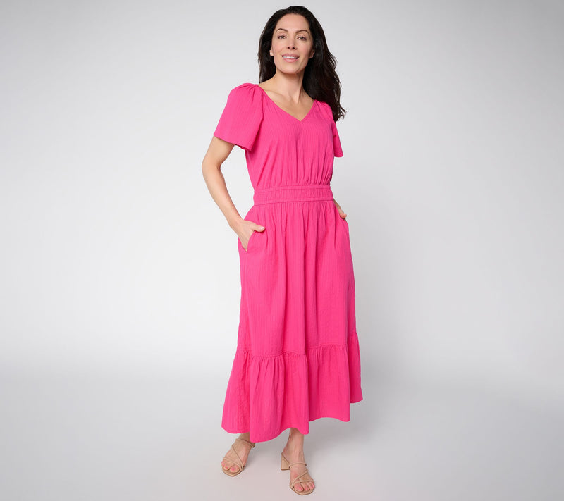 Mally Roncal Regular Summer Lovin Seersucker Maxi Dress — View 5