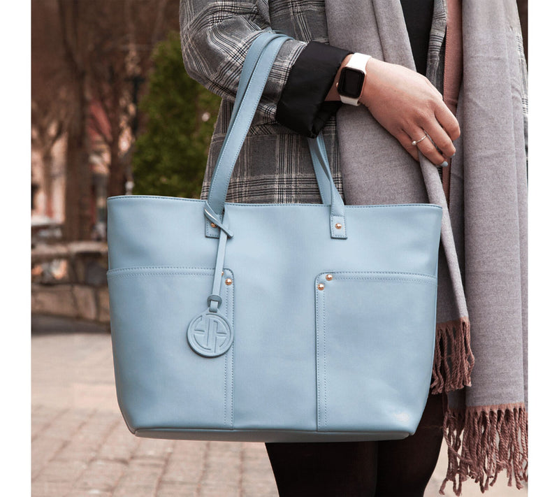 Youzey Vegan Leather Tote Bag — View 4