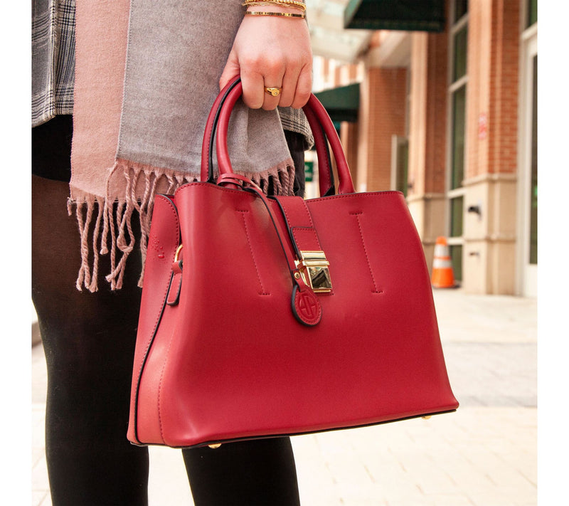 Youzey Vegan Leather Classic Handbag — View 7