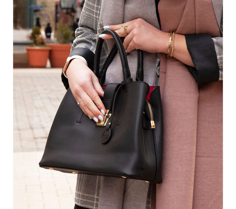 Youzey Vegan Leather Classic Handbag — View 2
