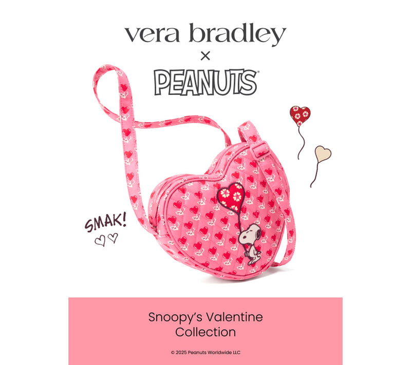 Vera Bradley Peanuts Verona Heart Crossbody — View 4