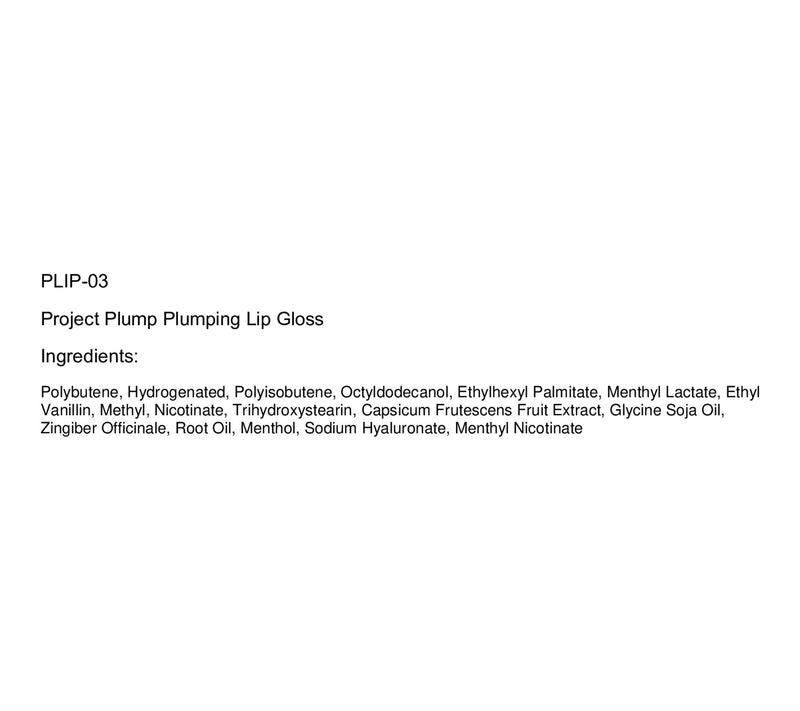 Project Plump Plumping Lip Gloss — View 4