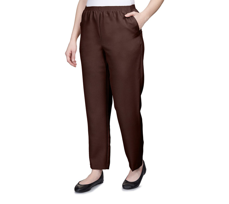 Alfred Dunner Petite Pull-On Straight-Leg ShortPants — View 3