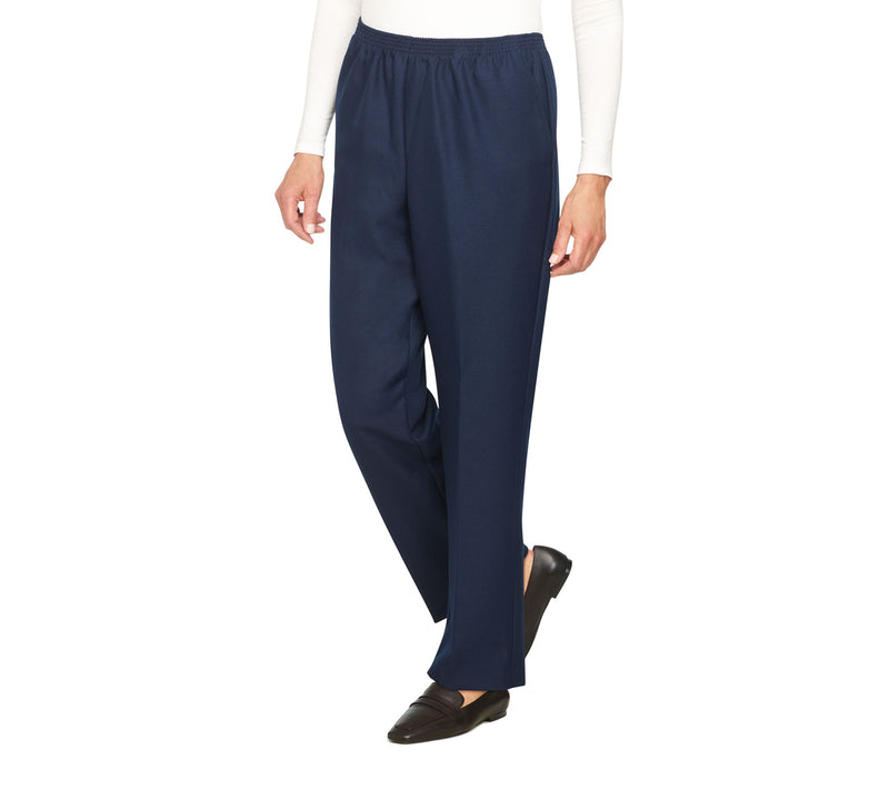 Alfred Dunner Petite Pull-On Straight-Leg ShortPants — View 5