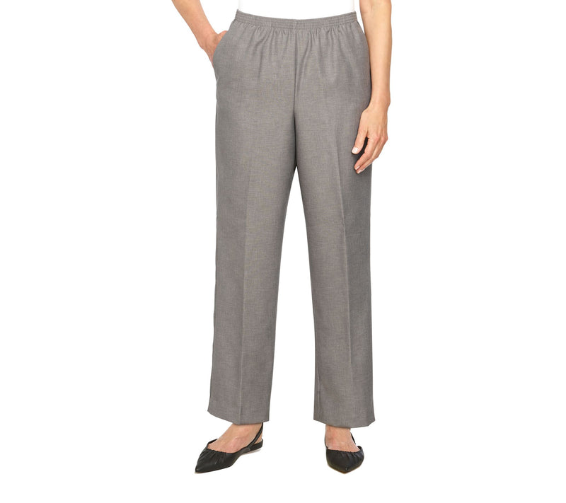 Alfred Dunner Petite Pull-On Straight-Leg ShortPants — View 4
