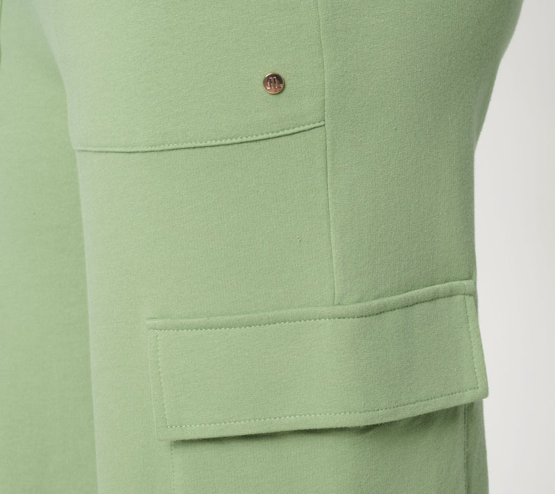 Lattelove French Terry Cap Sleeve & Cargo Pant Set — View 11