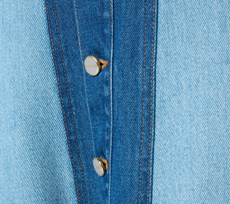 Flowee by Aimee Kestenberg A-Line Denim Skirt — View 12