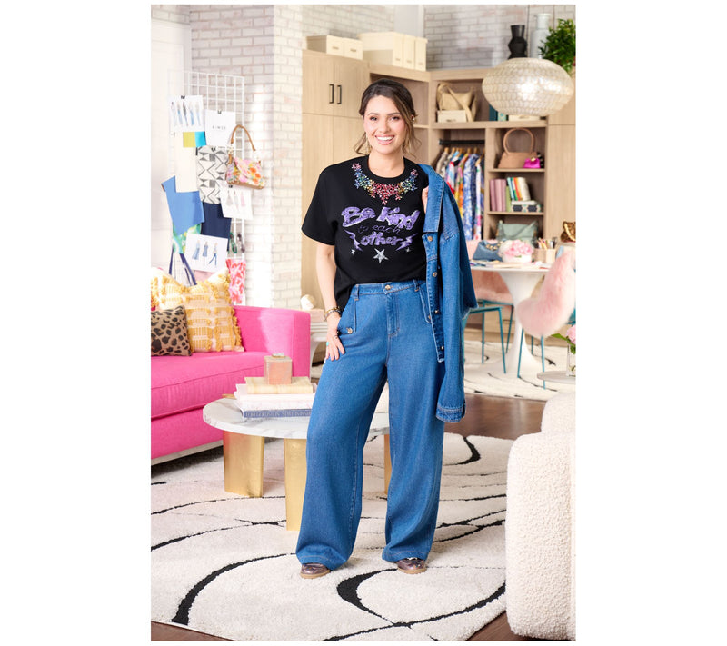 Flowee by Aimee Kestenberg Regular Jeans with Back Elastic Waist — View 11