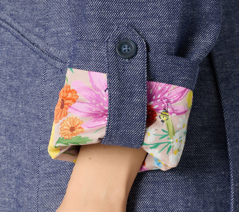 Earth by Aimee Kestenberg Cotton Linen Tailored Blazer — View 10