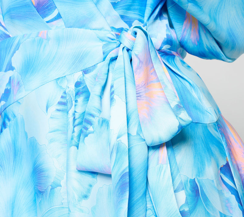 Silkee by Aimee Kestenberg Get Outta Here A-Line Wrap Dress — View 5