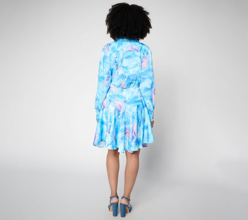 Silkee by Aimee Kestenberg Get Outta Here A-Line Wrap Dress — View 4