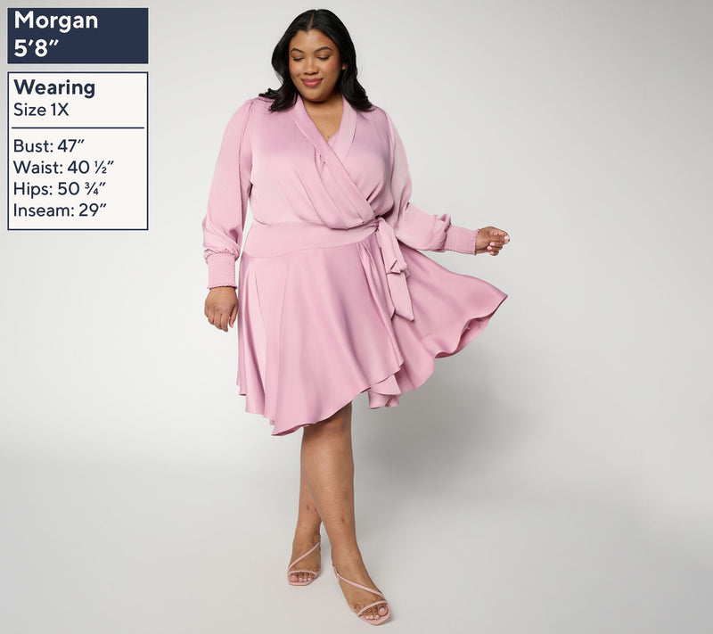 Silkee by Aimee Kestenberg Get Outta Here A-Line Wrap Dress — View 2