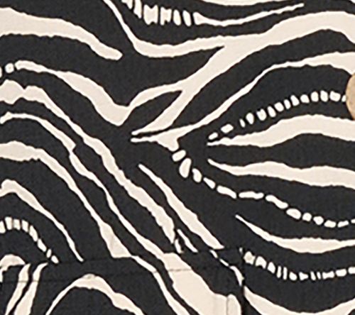 Dennis Basso Petite Woven Lino Printed Safari Jacket — View 8