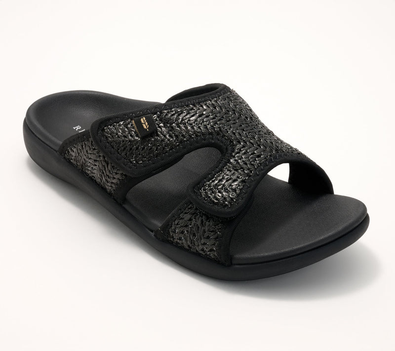 Revitalign Orthotic Adjustable Raffia Sandals - Kholo Capri — View 3