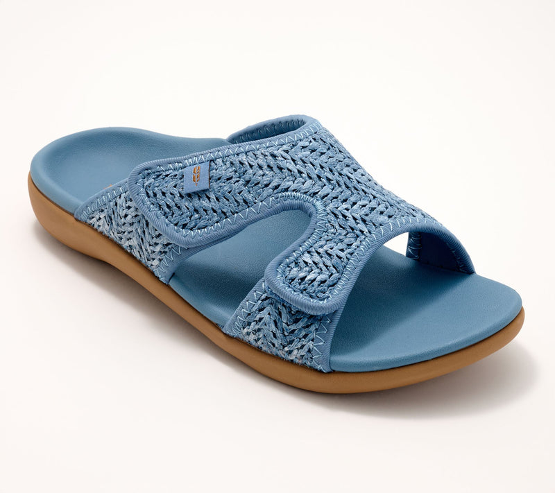 Revitalign Orthotic Adjustable Raffia Sandals - Kholo Capri — View 9