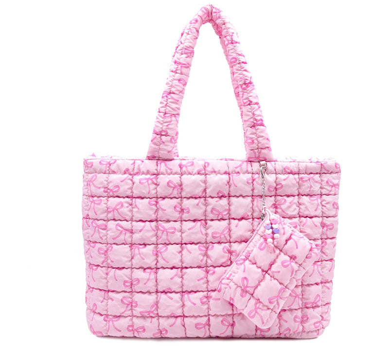 OMG Accessories Scrunch Tote with Coin Purse — View 2