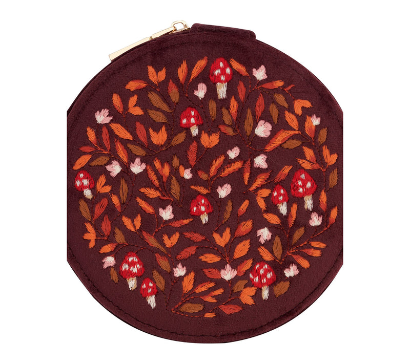 Fable England Chloe Hedgehog Velvet Jewelry Box — View 4