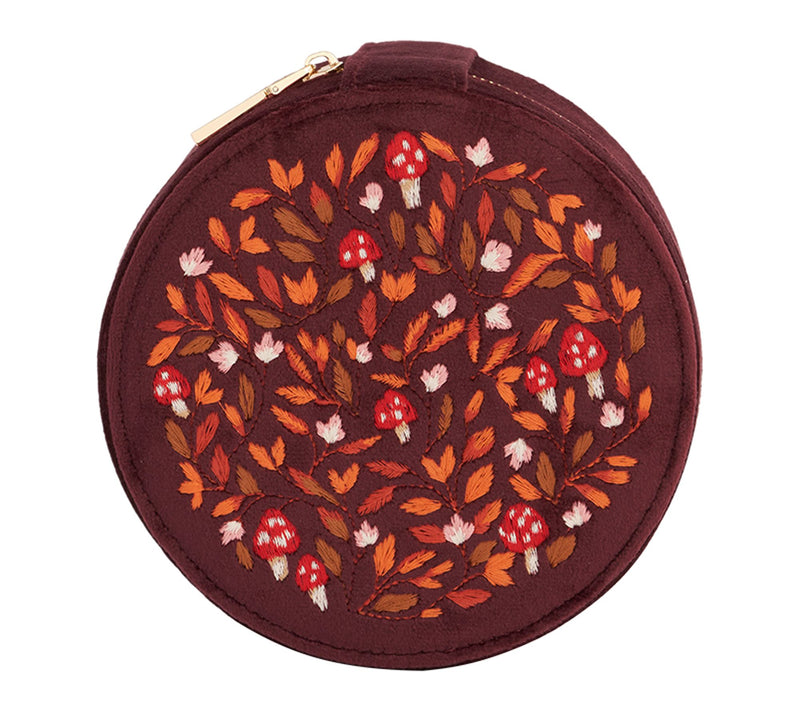 Fable England Chloe Hedgehog Velvet Jewelry Box — Main view