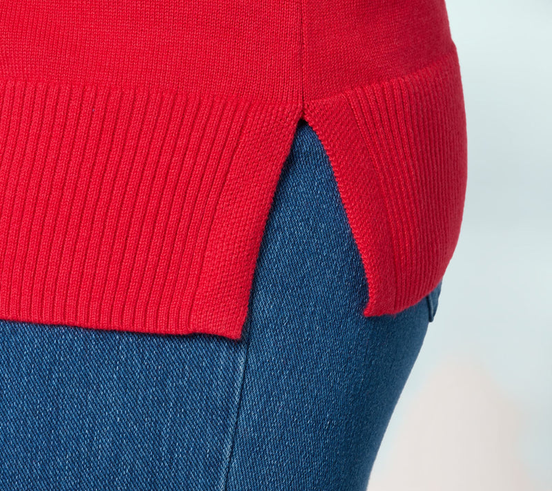 Liberty Belles by Kim Gravel Old Glory Topstitched Flag Sweater — View 6