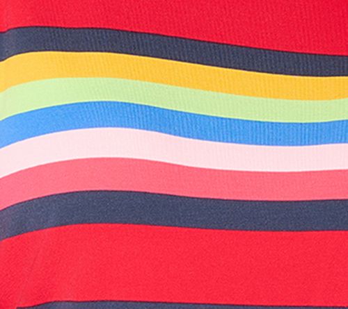 Liberty Belles by Kim Gravel TripleLuxe Knit Summer Splash Striped Top — View 12