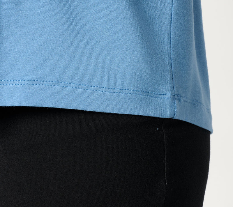 Susan Graver Essentials Rayon Allure Knit Crew Neck Top — View 6